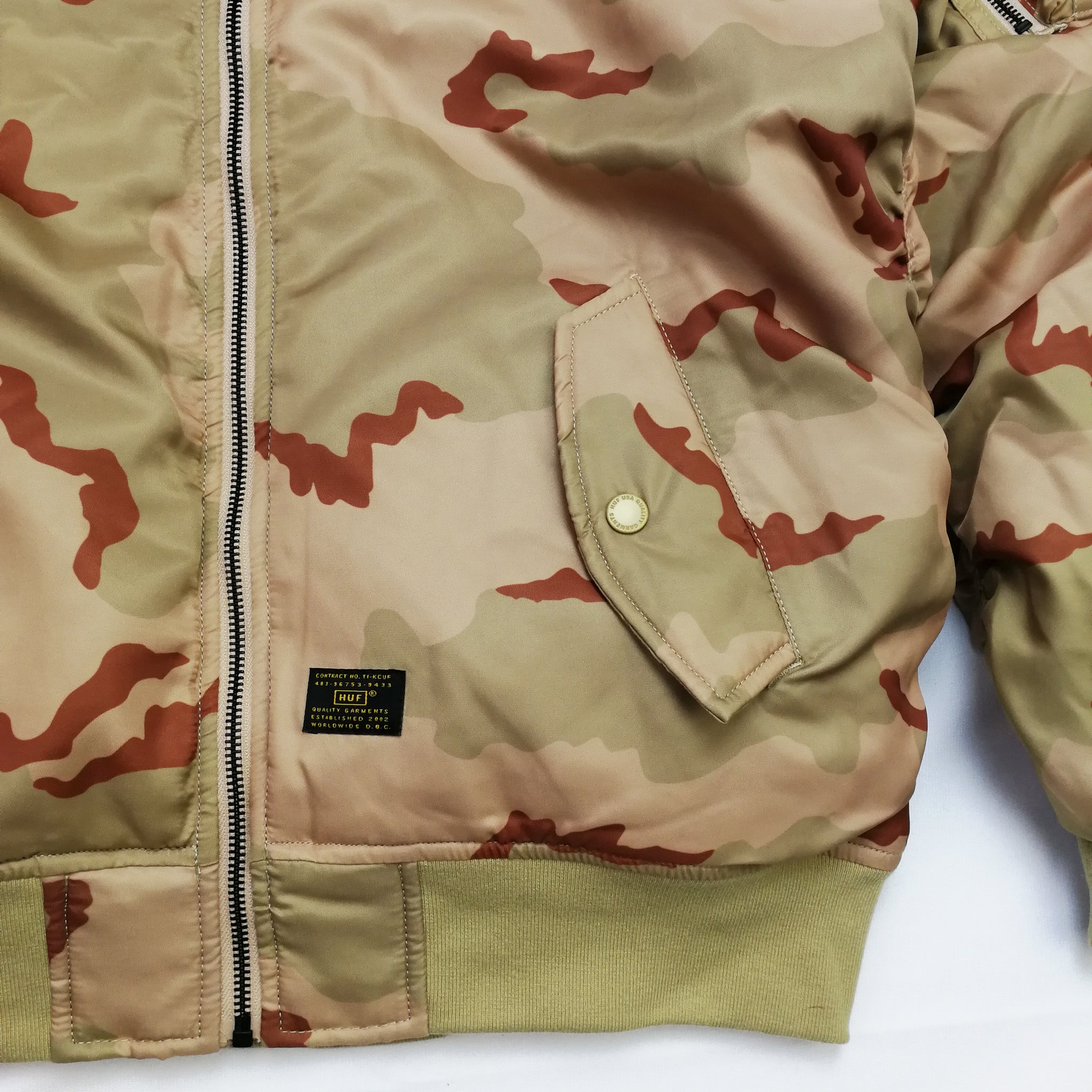 HUF N2B Reversible Jacket - Dessert Camo – Swaggerlikeme.com