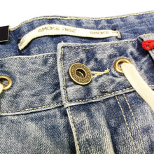 Load image into Gallery viewer, Buy Smoke Rise Drawstring Slim Tapered Jeans - Pearl Blue - Swaggerlikeme.com / Grand General Store
