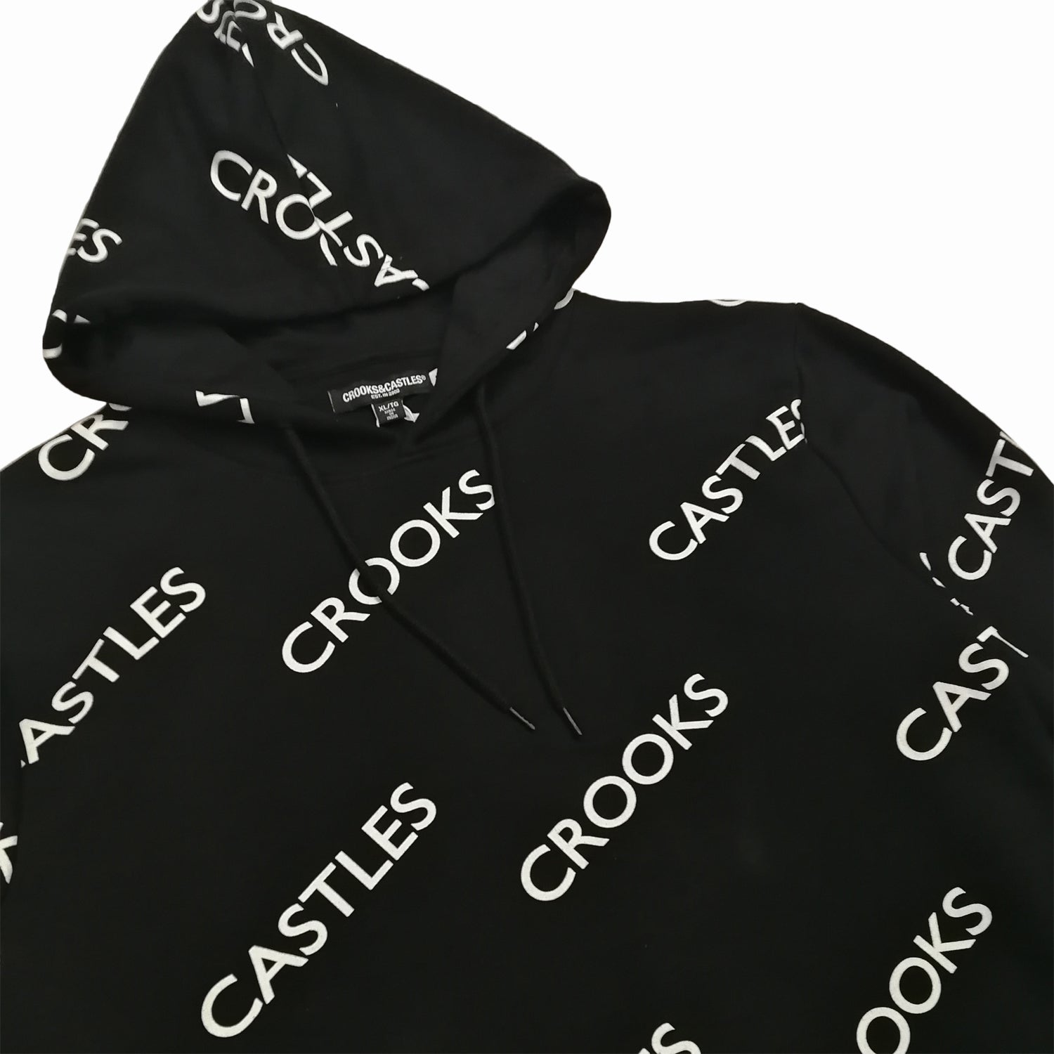 Men's Crooks & Castles New Core Allover Print Hoodie - Black - Shop Crooks  & Castles Hoodies –  / Grand General Store