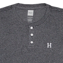 Load image into Gallery viewer, Buy HUF Essentials Premium Henley T-shirt - Black - Swaggerlikeme.com / Grand General Store
