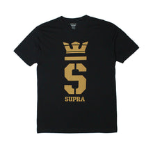 Load image into Gallery viewer, Buy SUPRA Champ Logo SS Tee - Black/Gold - Swaggerlikeme.com / Grand General Store
