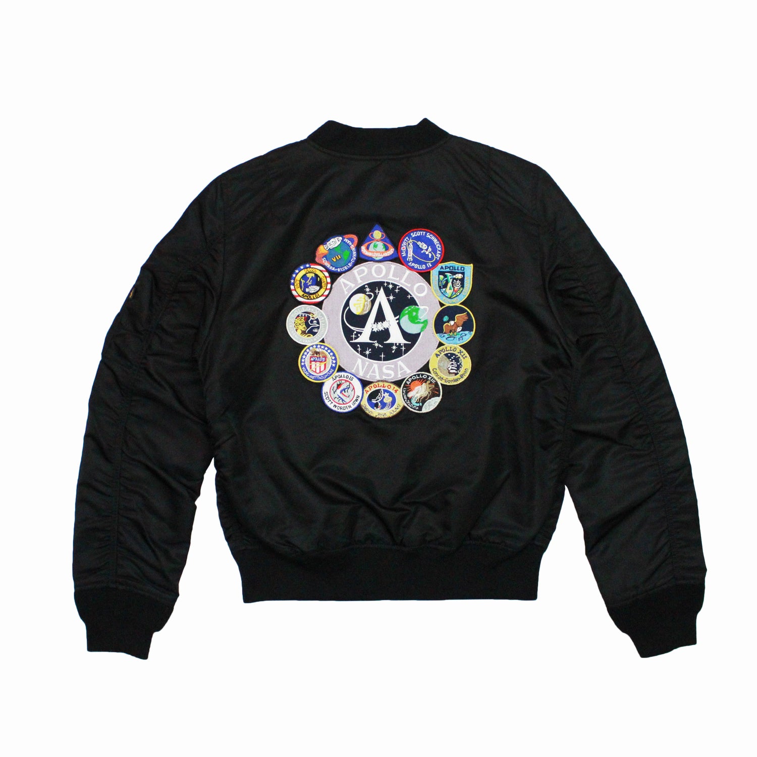NASA Apollo II フライトジャケット ネイビー Alpha Industries MA-1 NASA Apollo II [ Men's MEDIUM ] Flight