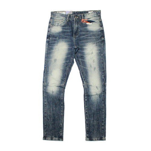 Buy Smoke Rise Stone Washed Basic Jeans - Perth Blue - Swaggerlikeme.com / Grand General Store