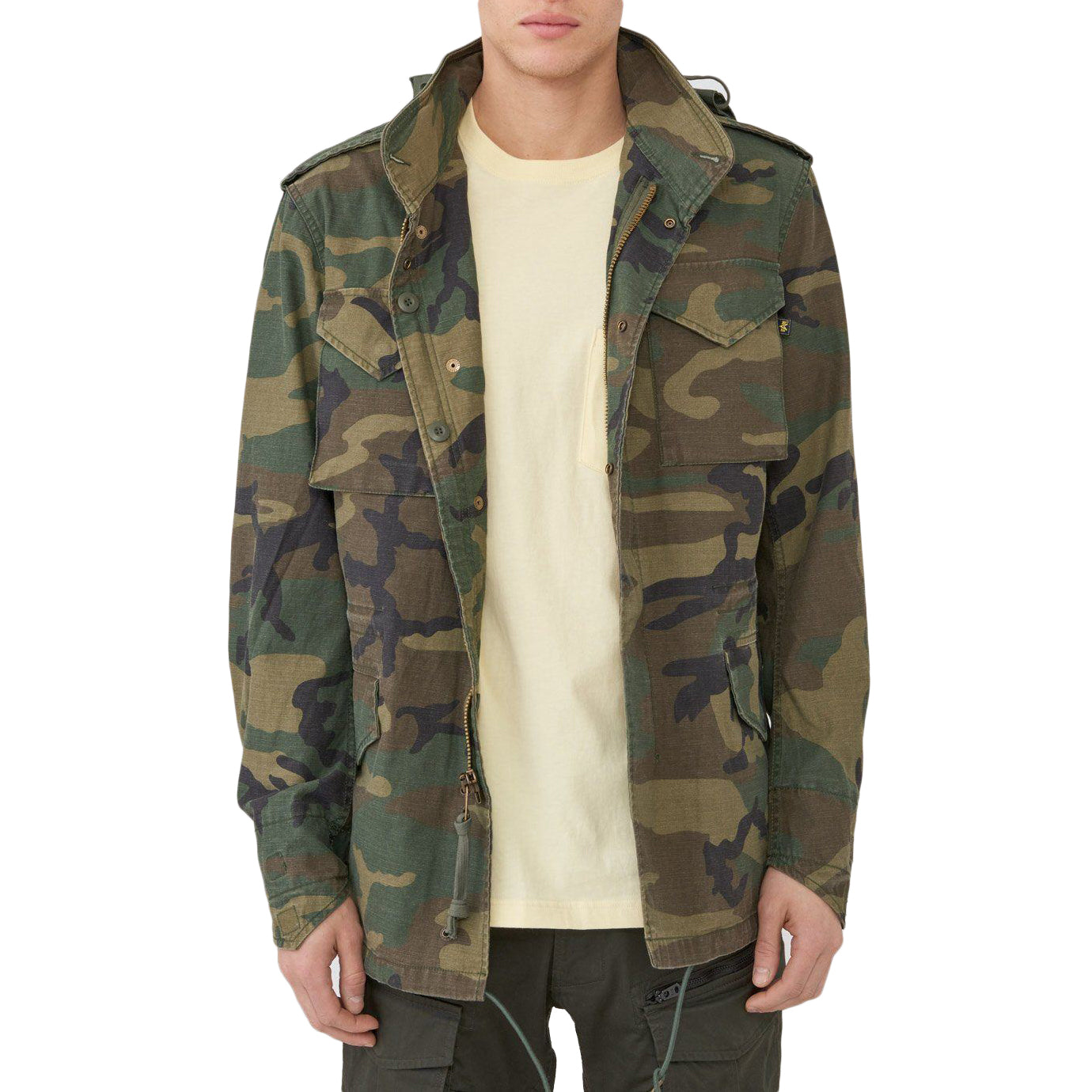 Men s Alpha Industries M 65 Defender Field Coat Woodlands Camo Shop Alpha Industries Field Jackets Swaggerlikeme Grand General Store