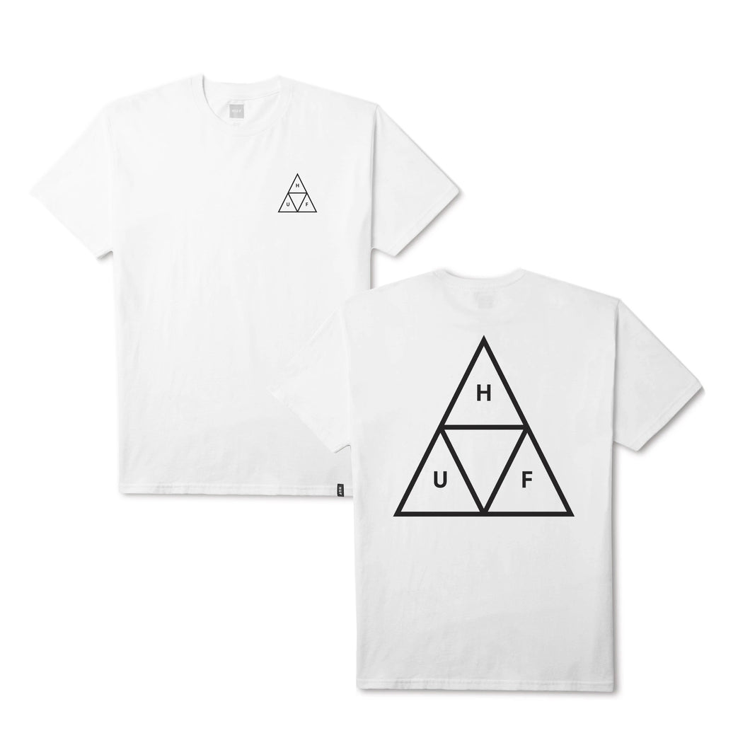 Buy HUF Essentials Triple Trianlge SS Tee - White - Swaggerlikeme.com / Grand General Store