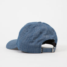 Load image into Gallery viewer, Buy HUF - Script Logo Chambray Curved Visor 6 Panel Strapback - Blue - Swaggerlikeme.com / Grand General Store
