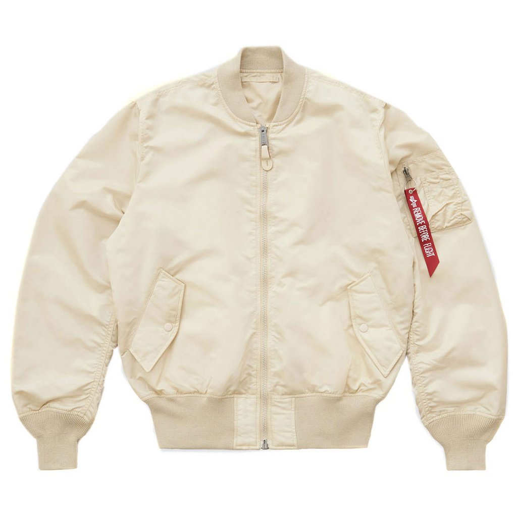 Men\'s Alpha Industries L-2B Loose Baggy Fit Flight Jacket Vintage White -  Shop Alpha Industries Bomber Jackets – Swaggerlikeme.com / Grand General  Store