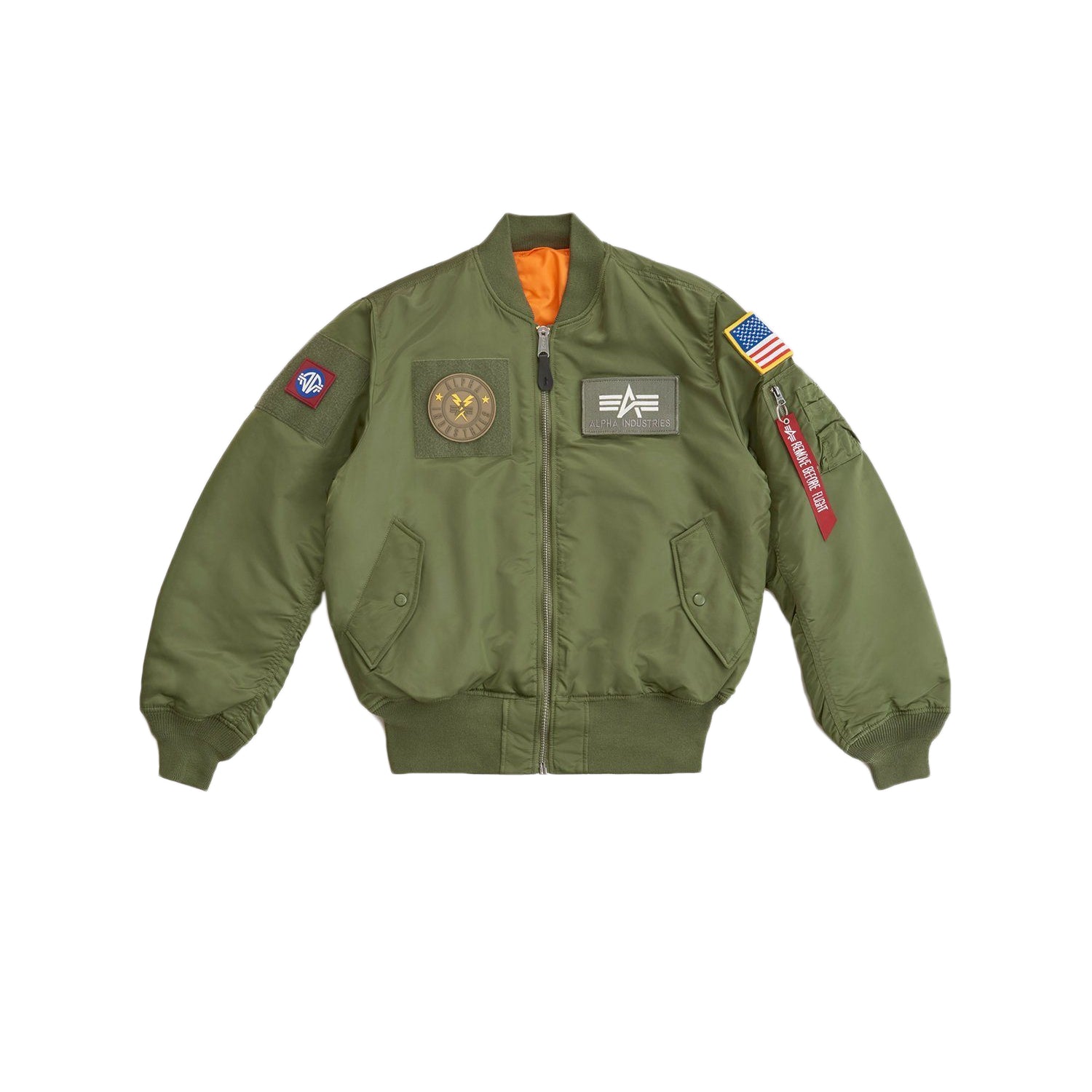 Men's Alpha Industries MA-1 Flex Bomber Jacket Sage - Shop Alpha