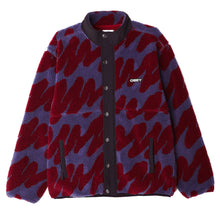 Load image into Gallery viewer, Buy OBEY Hense Sherpa Jacket - Purple Multi - Swaggerlikeme.com / Grand General Store
