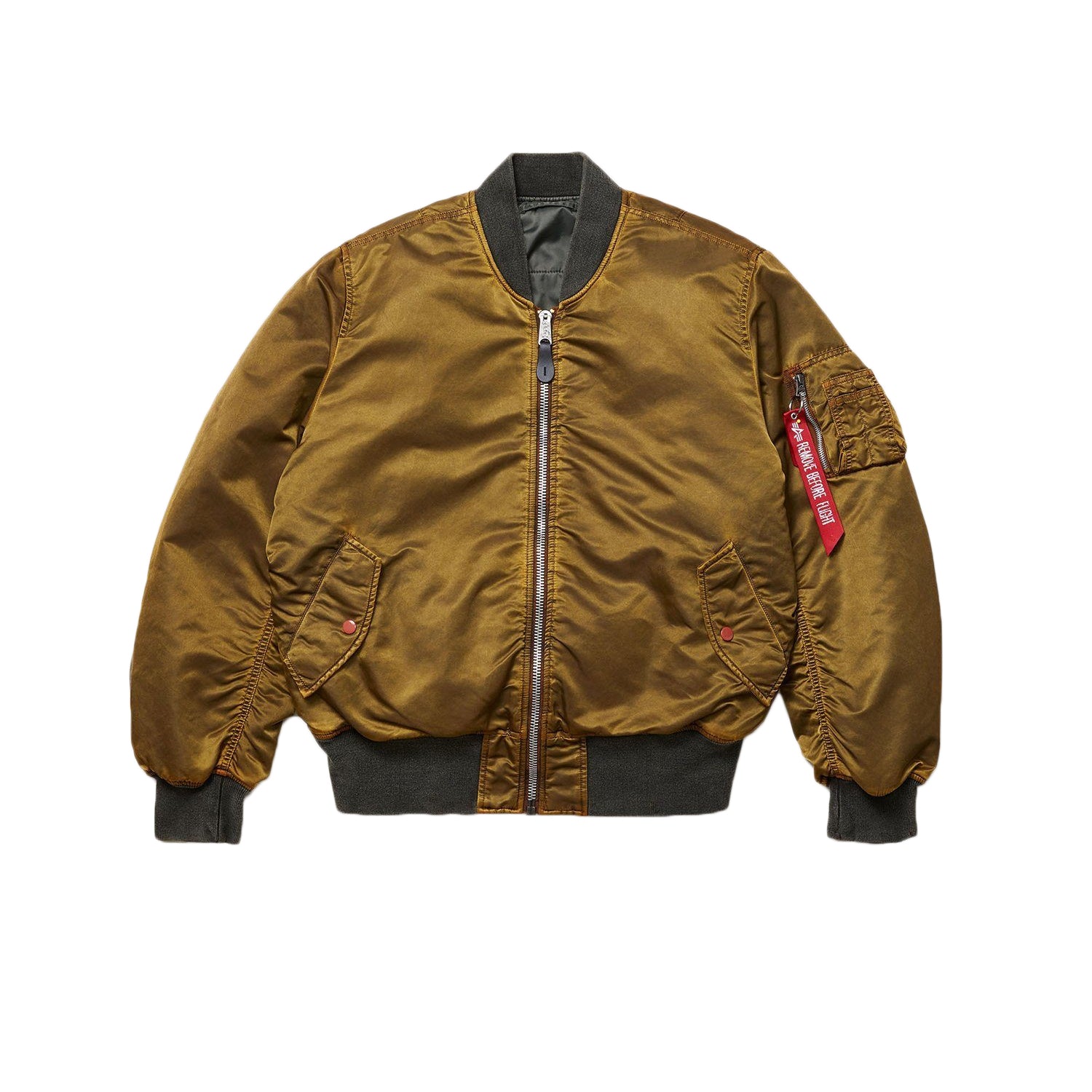 Men's Alpha Industries MA-1 BLOOD CHIT Battlewash Bomber