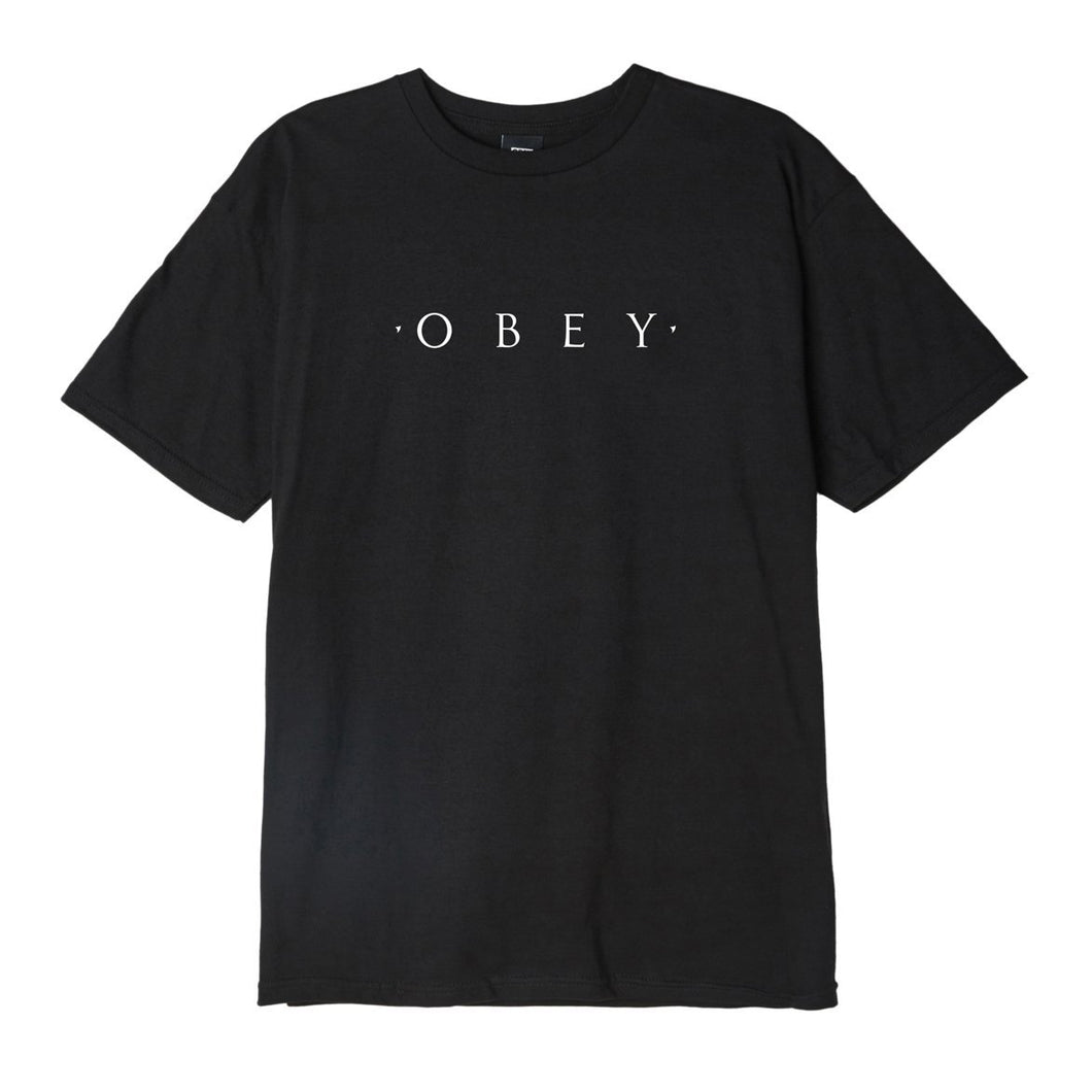 Buy OBEY Novel Basic Tee - Black - Swaggerlikeme.com / Grand General Store