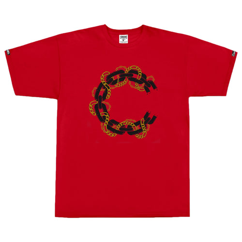 Buy Crooks & Castles C Chain Script Tee - Red - Swaggerlikeme.com / Grand General Store