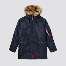 Load image into Gallery viewer, Buy Alpha Industries Slimfit N-3B PARKA Replica Blue - Swaggerlikeme.com / Grand General Store
