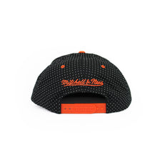 Load image into Gallery viewer, Buy Mitchell &amp; Ness Anaheim Mighty Ducks Current Logo Dotted Cotton Snapback - Black - Swaggerlikeme.com / Grand General Store
