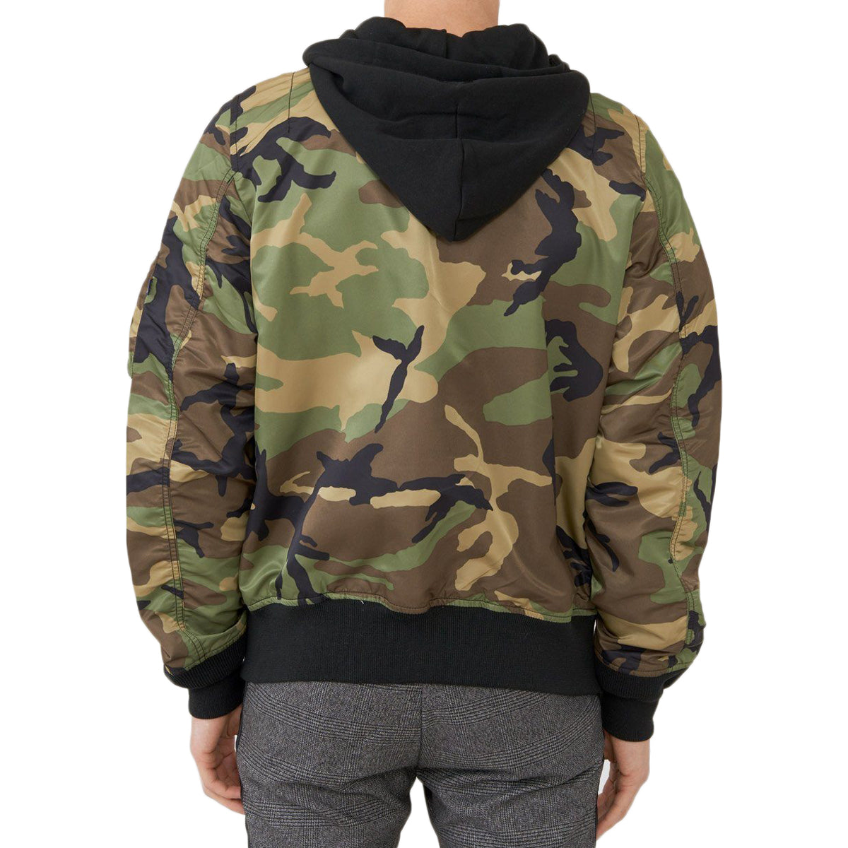 Camo flight jacket best sale