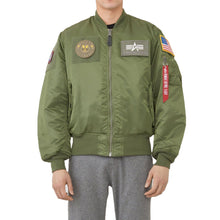 Load image into Gallery viewer, Buy Alpha Industries MA-1 Flex Bomber Jacket Sage - Swaggerlikeme.com / Grand General Store
