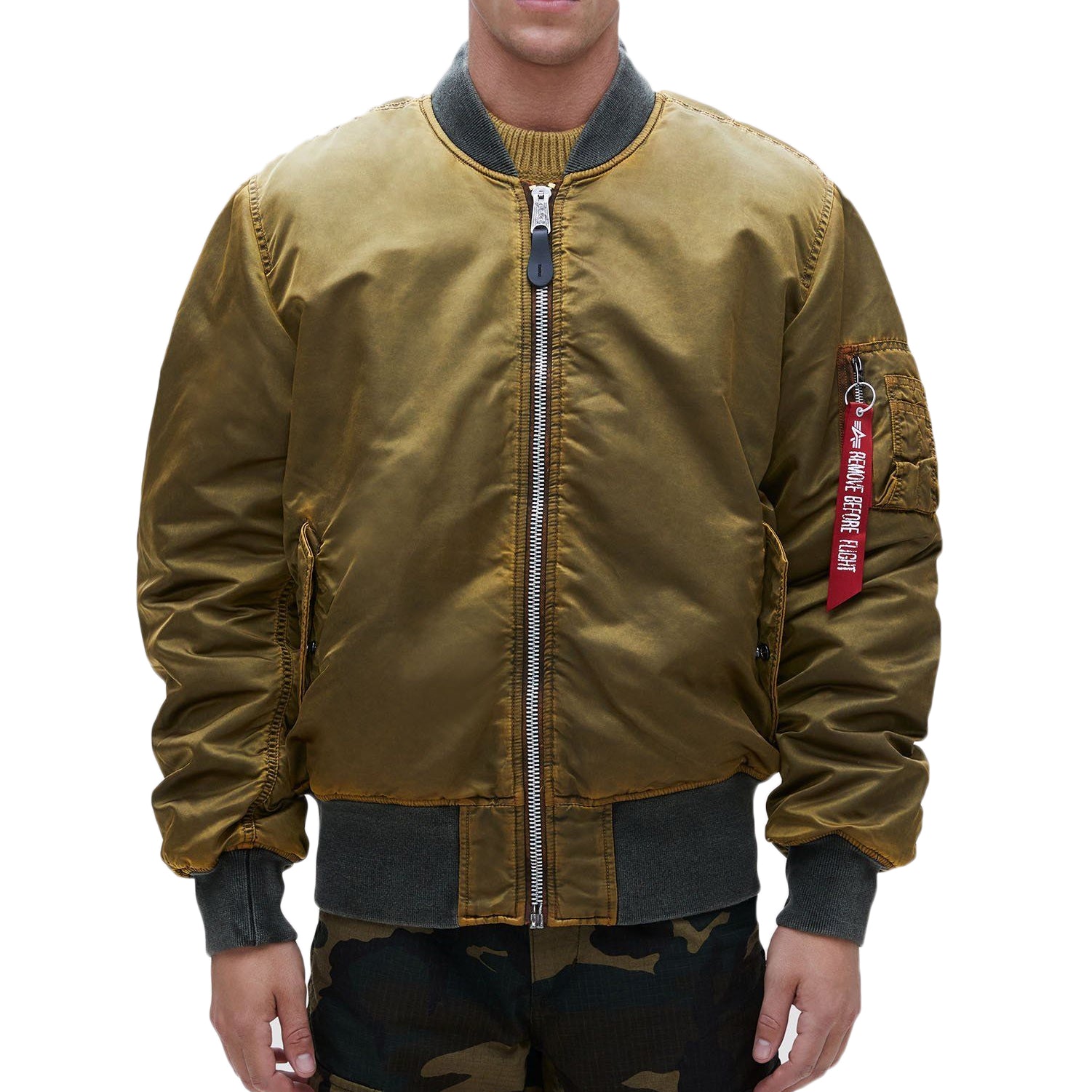 Men\'s Alpha Industries MA-1 BLOOD CHIT Battlewash Bomber Jacket - Shop Alpha  Industries Bomber Jackets – Swaggerlikeme.com / Grand General Store
