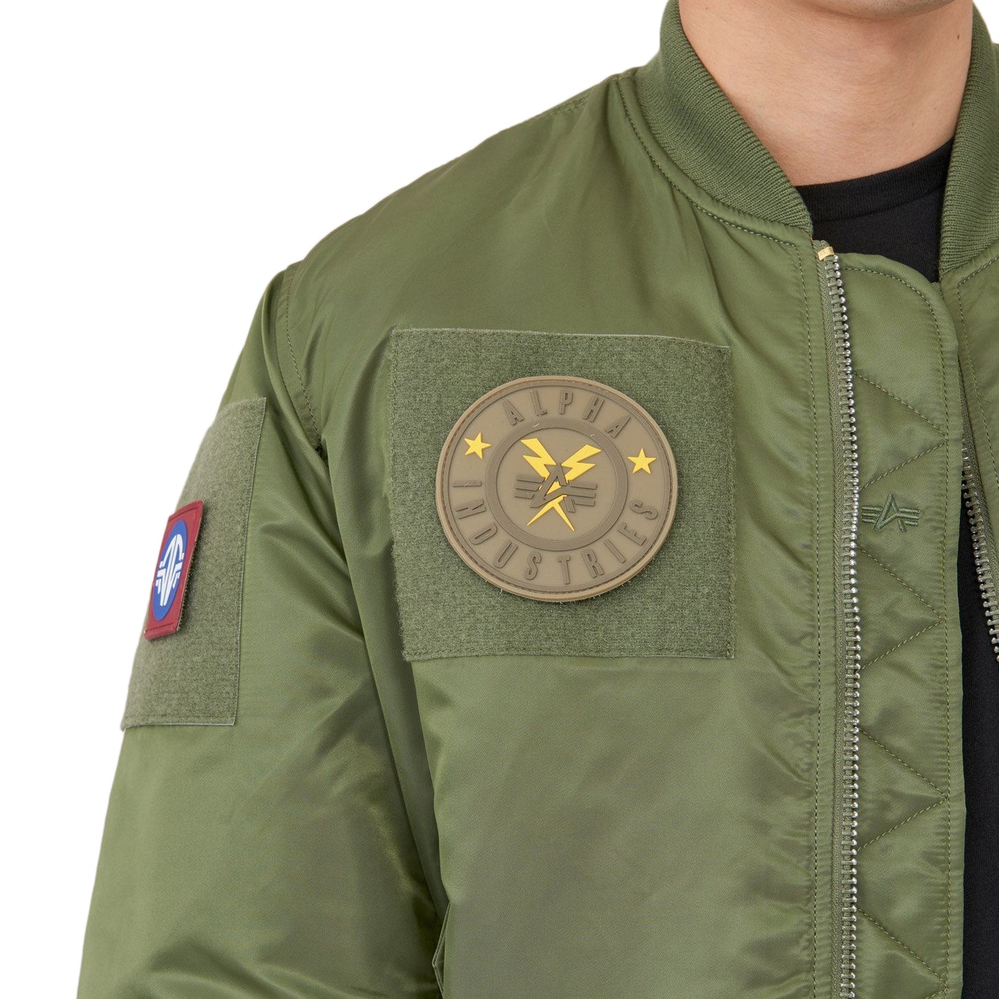 Men's Alpha Industries MA-1 Flex Bomber Jacket Sage - Shop