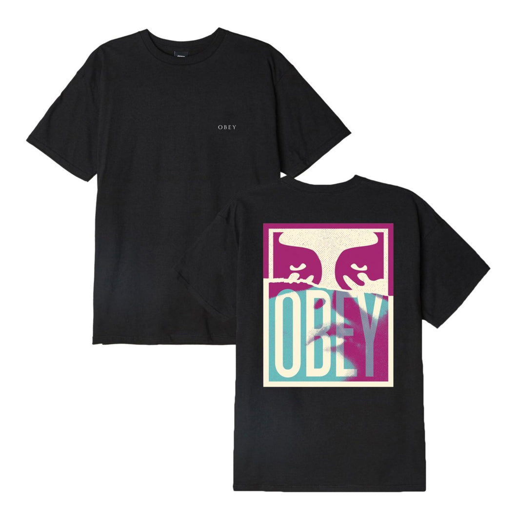 Buy OBEY Noir Woman Icon II Basic Tee - Swaggerlikeme.com / Grand General Store